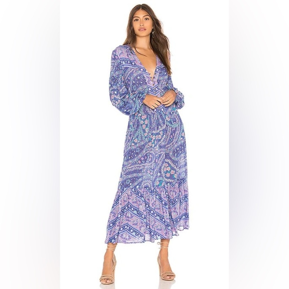 Spell & The Gypsy Collective Celestial City Lights Maxi long sleeve gown Dress